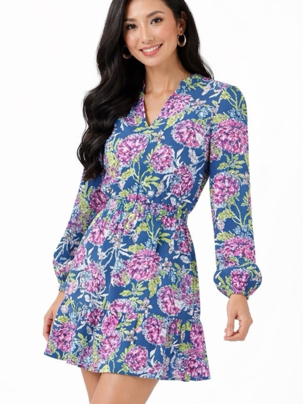NWT Lilly Pulitzer Axton Dress Multi Dahlia Licious Print Floral R$198 Size 4